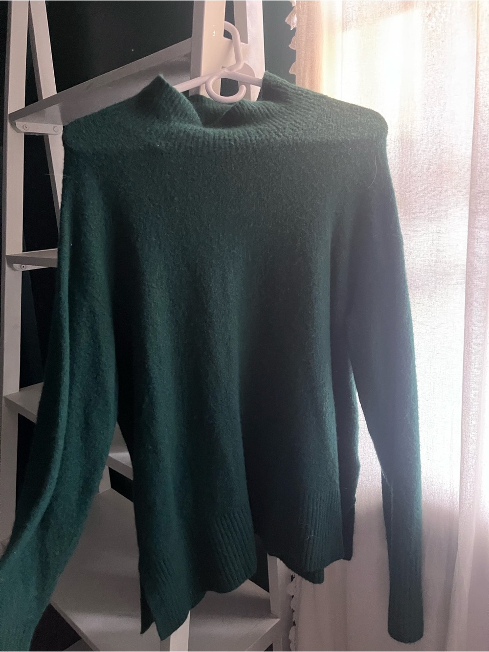 J. Crew Dark Green Turtleneck Sweater